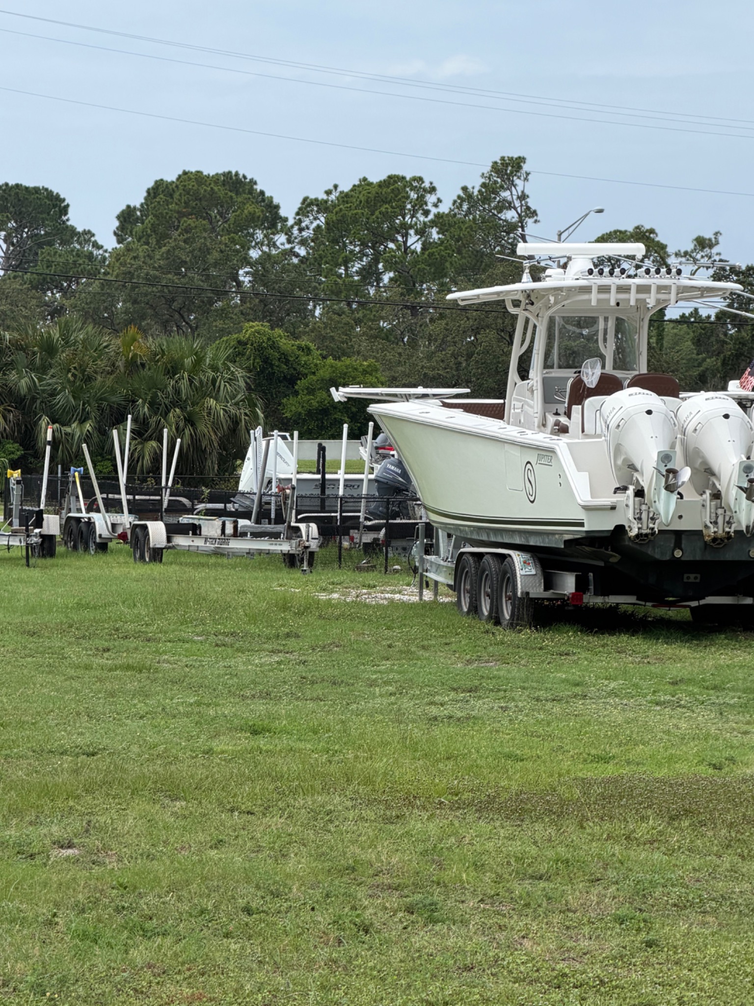 Boat storage supplied by the client for the JDF Marina website